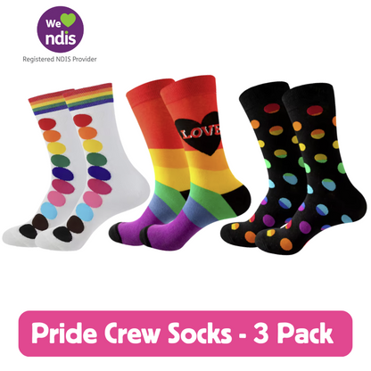 Pride Crew Socks (3 Pack)