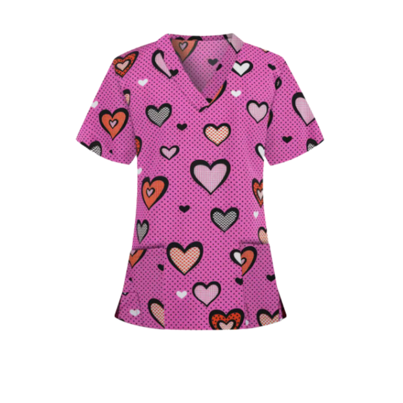 Scrub Top – Love at First Sight