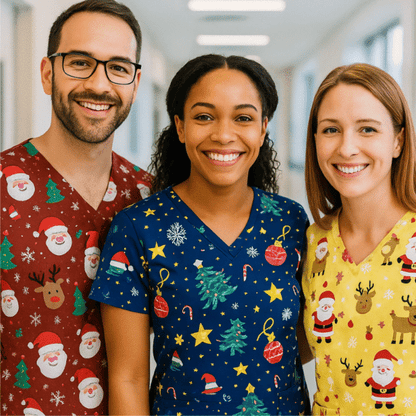 3 Scrub Tops – Bauble (3 Pack)