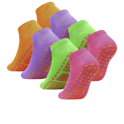 Pink Zen Anti-Slip Socks (4 Pack)