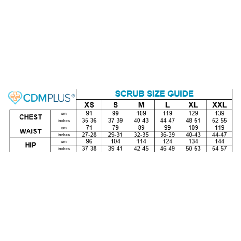 Scrub Top – Breast Cancer (Grey)