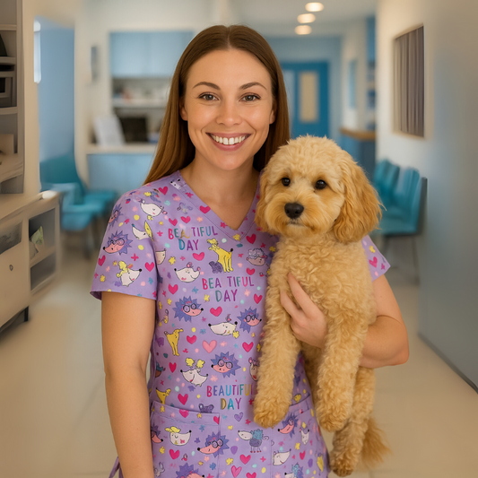 Scrub Top – Oodles of Poodles
