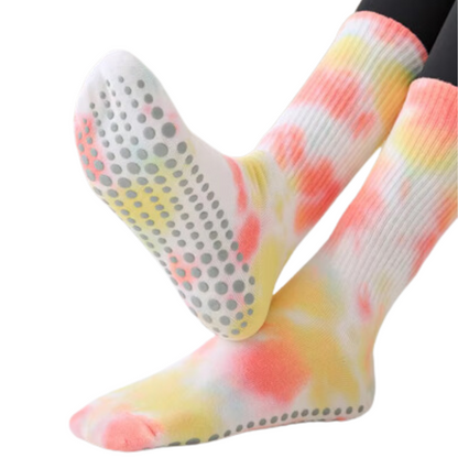 Tie-Dye Anti-Slip Socks (3 Pack)