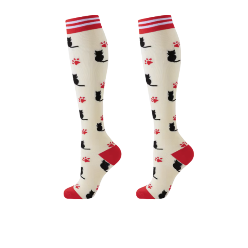 Long Compression Socks – Purrfect Pairs (5 Pack)