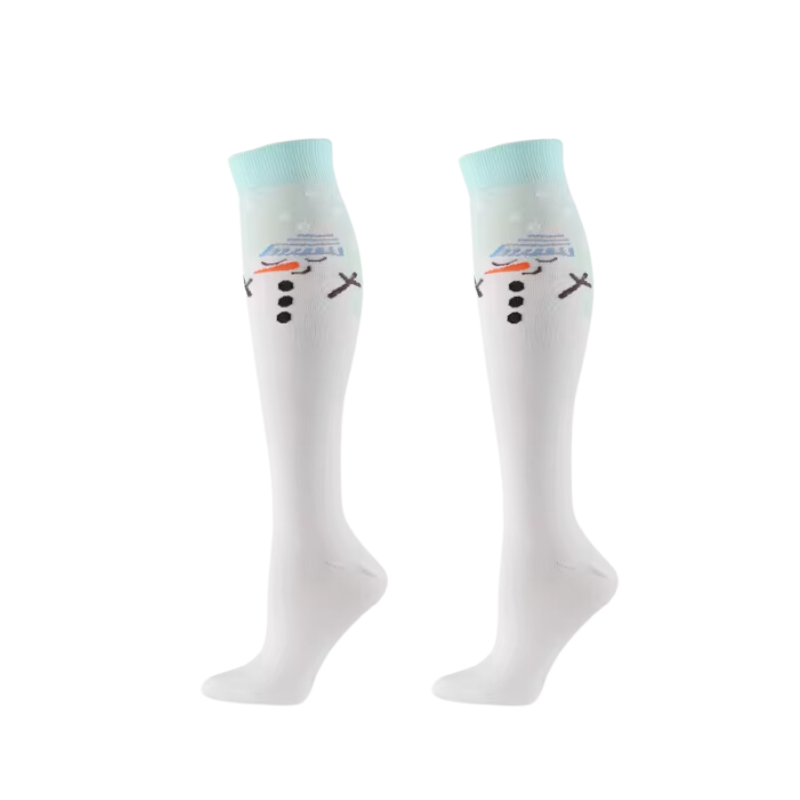 Christmas Long Compression Socks (5 Pack)