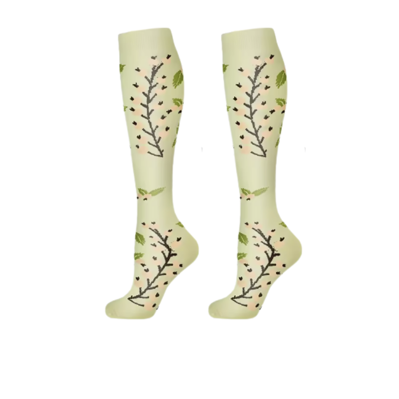 Long Compression Socks- Botanical Bliss (3 Pack)