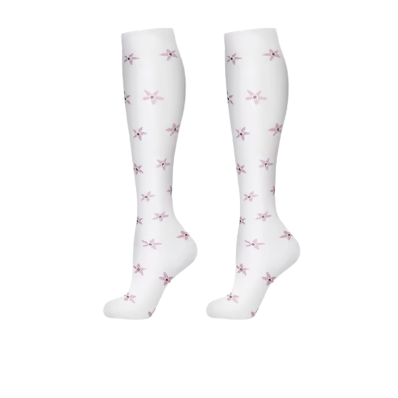 Long Compression Socks- Botanical Bliss (3 Pack)